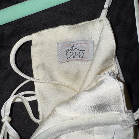 Oh Polly Cream Chemise Slip - Picture 3 of 3